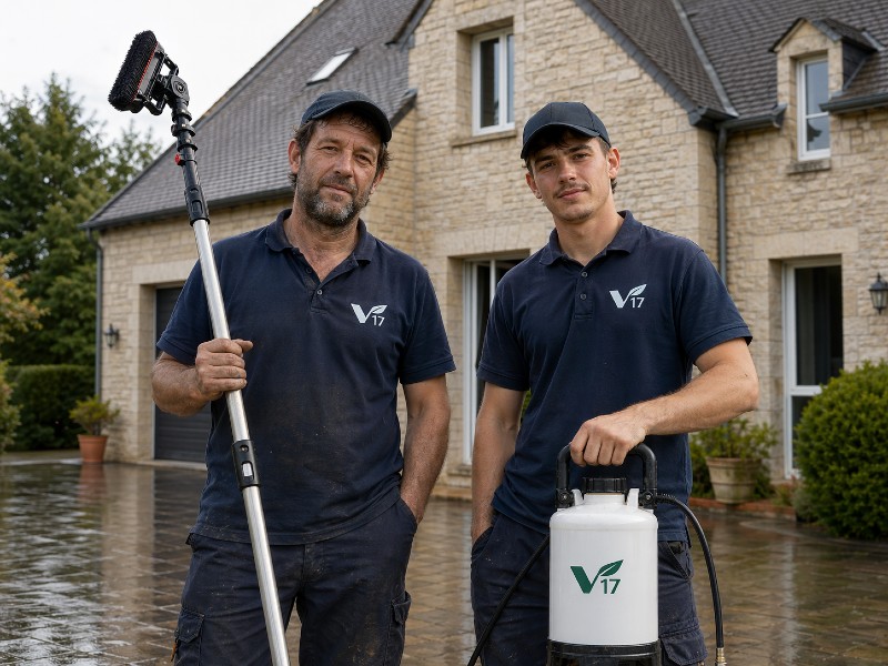 Équipe VeryClean17 - experts en nettoyage extérieur en Charente-Maritime